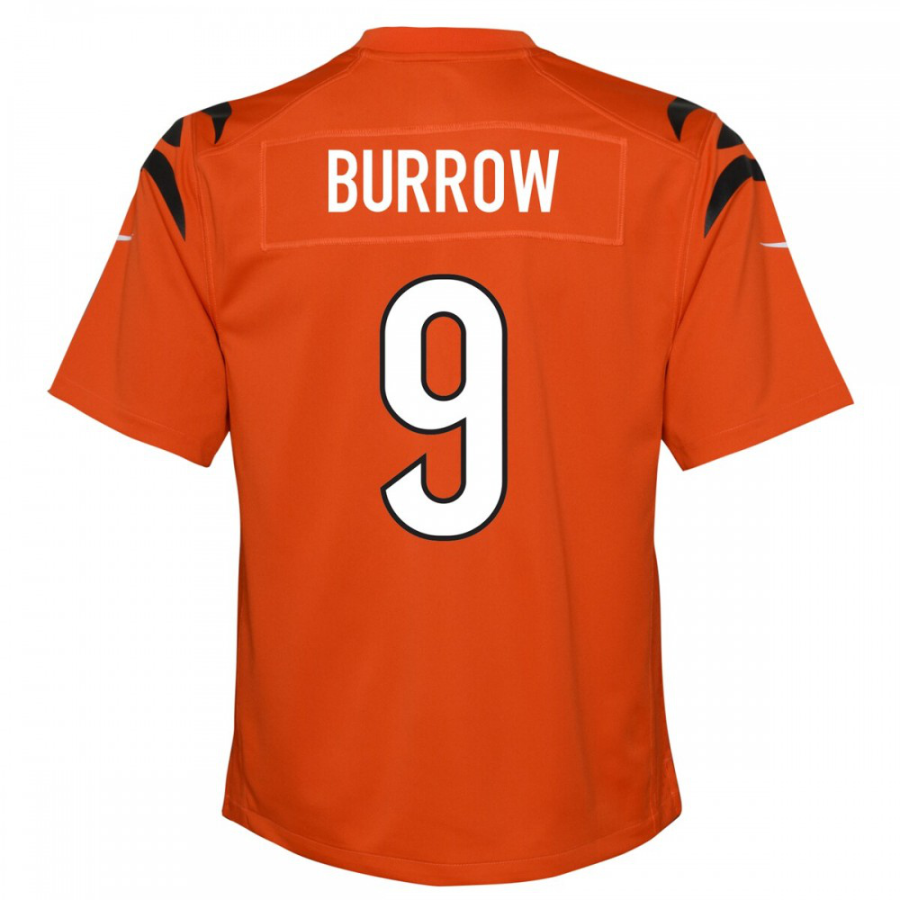 Joe Burrow Cincinnati Bengals Nike Youth Game Jersey - Orange-Profan Arena